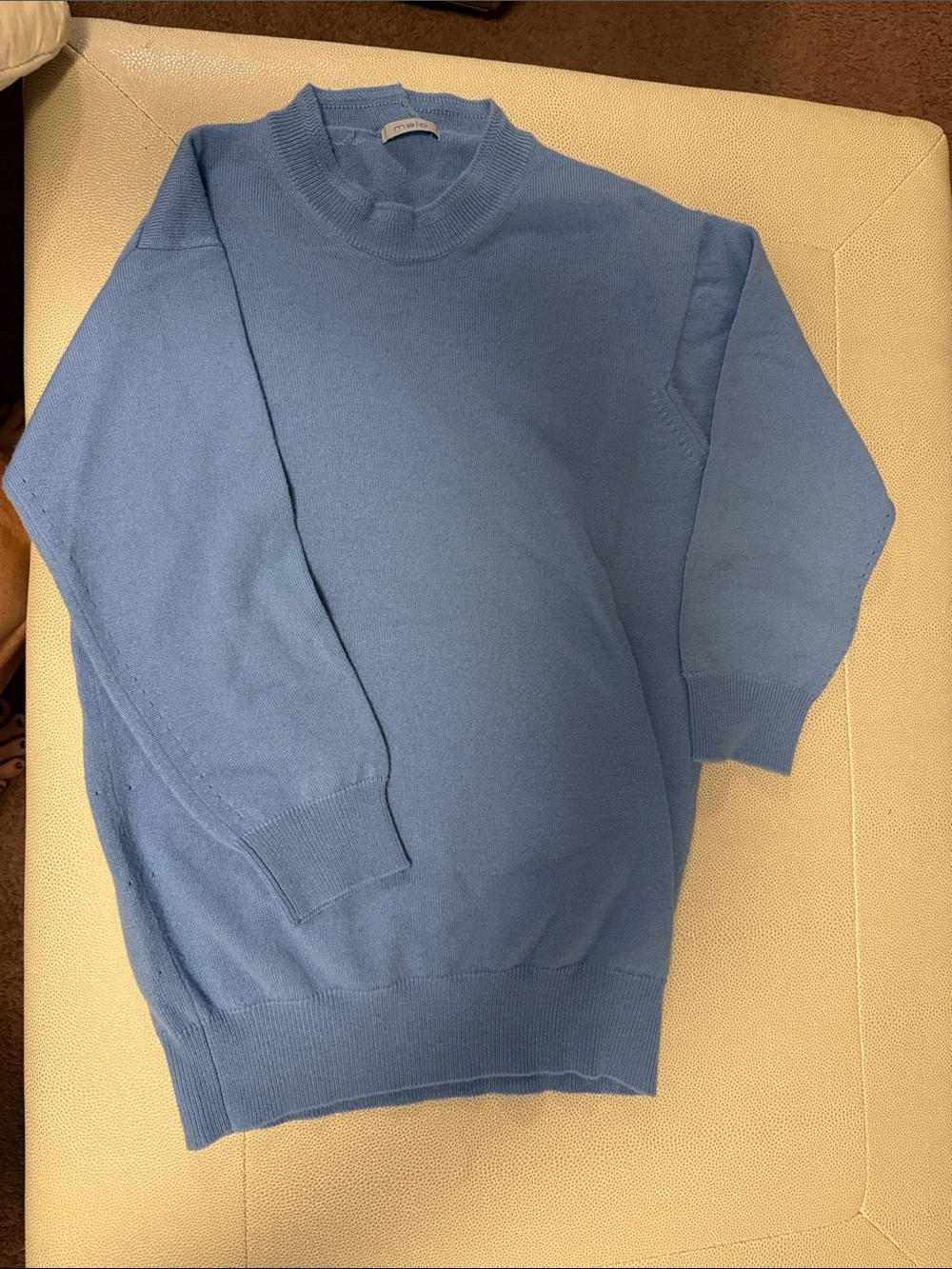 Malo Cornflower Blue Crewneck Sweater